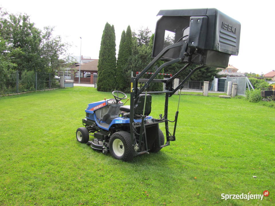 Traktor kosiarka Iseki SXG 19 górny wysyp mazowieckie Węgrów