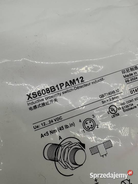 Telemecanique XS608B1PAM12 Czujnik indukcyjny