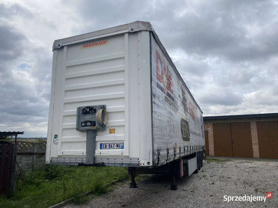 Naczepa Fruehauf firanka OCYNKSZYNA DESKA Rogów