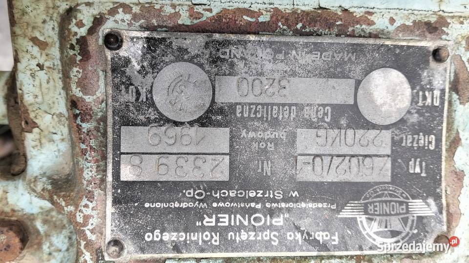 Sprzedam kopaczke do ziemniaków nieuszkodzony małopolskie Bochnia sprzedam