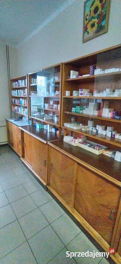 MEBLE APTECZNE DREWNIANE 60 LETNIE Mircze