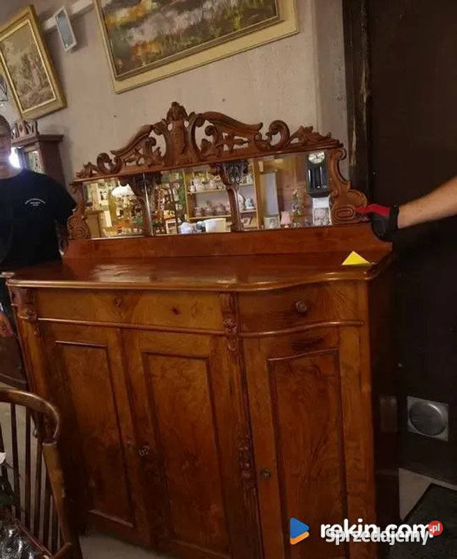 Przepiękna komoda Z nadstawką lustro zakończoną Gdańsk