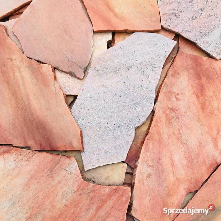 RÓŻOWY ŁUPEK TWARDY KAMIEŃ na Schody Elewację mazowieckie