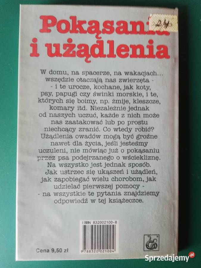Pokąsania i użądlenia Zdzisław Dziubek