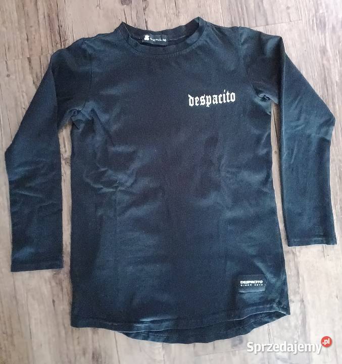 Czarna bluza z długim rękawem Despacito 140 Zbylitowska Góra sprzedam