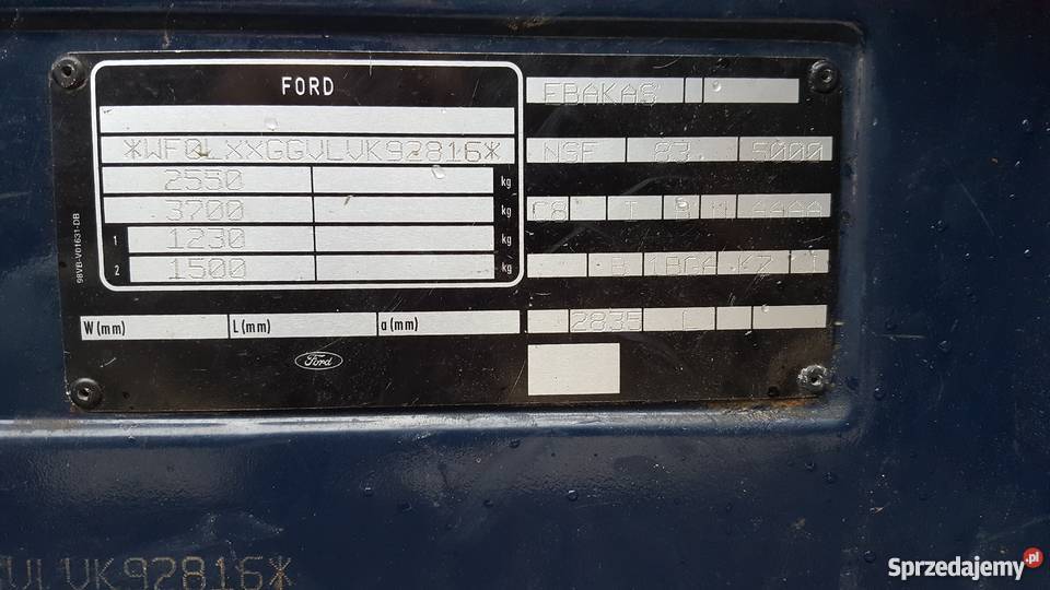 FORD TRANSIT 1997 MAŁY PRZEBIEG 1 WŁAŚCICIEL mazowieckie Warszawa