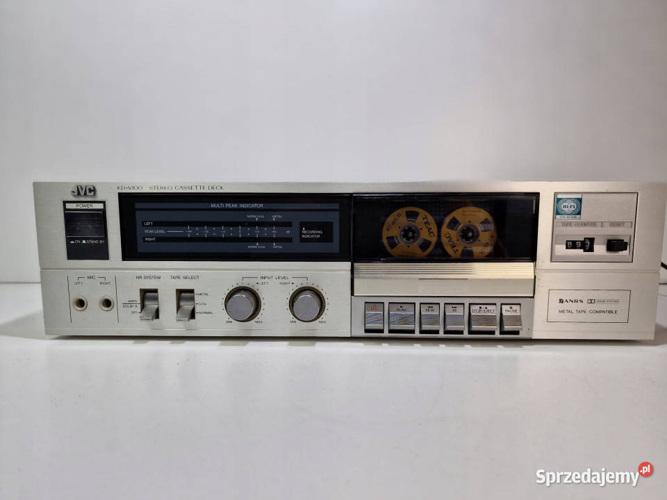 JVC KD V100 magnetofon deck ANRS Międzychód