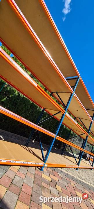 Regał magazynowy półkowy z demontażu 250x120x850 wielkopolskie Radomierz