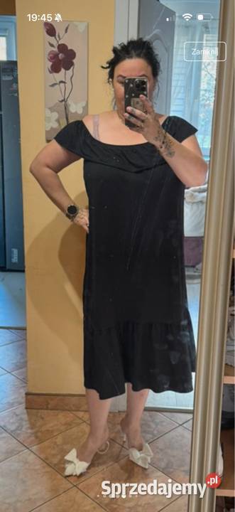 Sukienka midi Plus Size