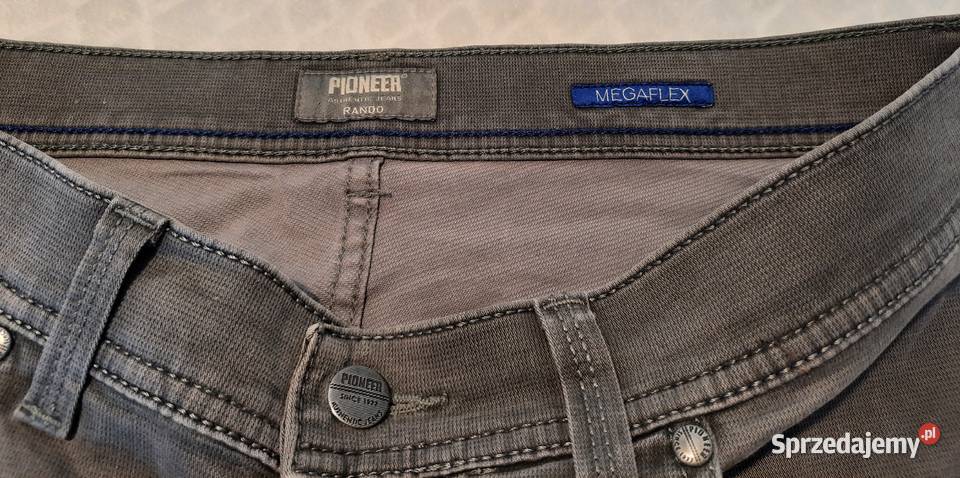 Jeansy męskie Pioneer szare W35L34 3762 37 Odzież codzienna śląskie Czeladź