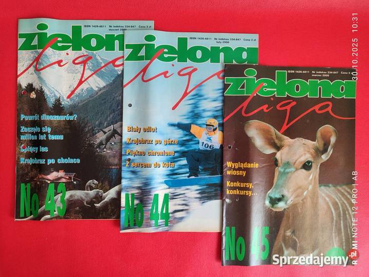 Zielona Liga 2000 4353 miesięcznik przyroda śląskie Katowice sprzedam
