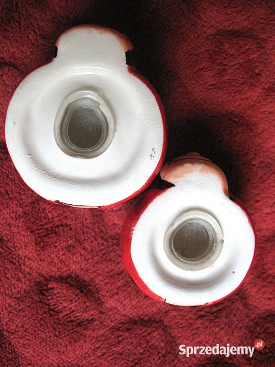 Sól i pieprz Ceramika Biedronki 9 i 7 Rzadki czerwony Siedlce