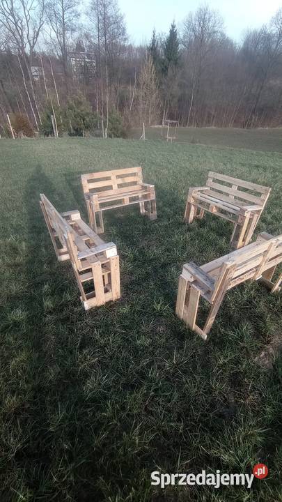 Mebla z palet do ogrodu Pozostałe Półwieś sprzedam