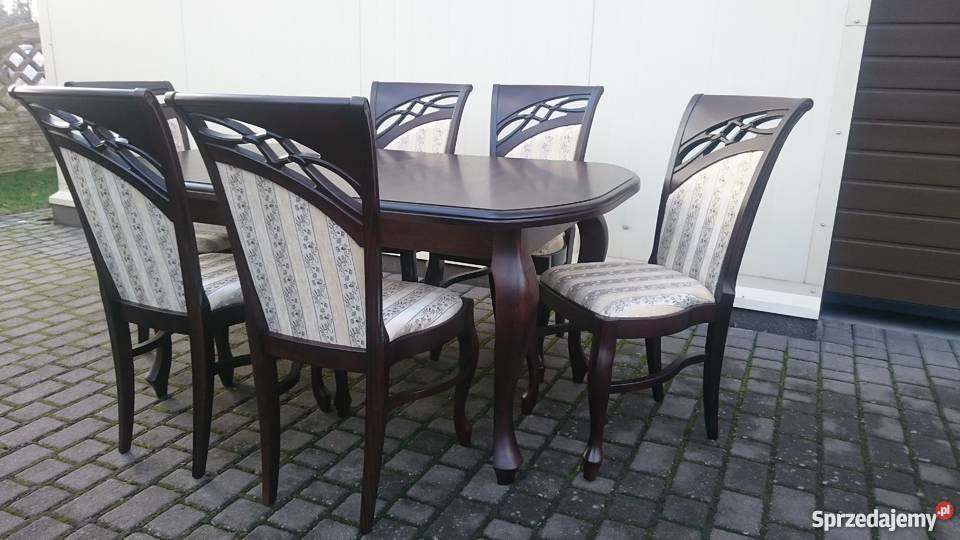 Krzesło eleganckie stylowe tapicerowane do Stoły, krzesła, biurka Chojnice