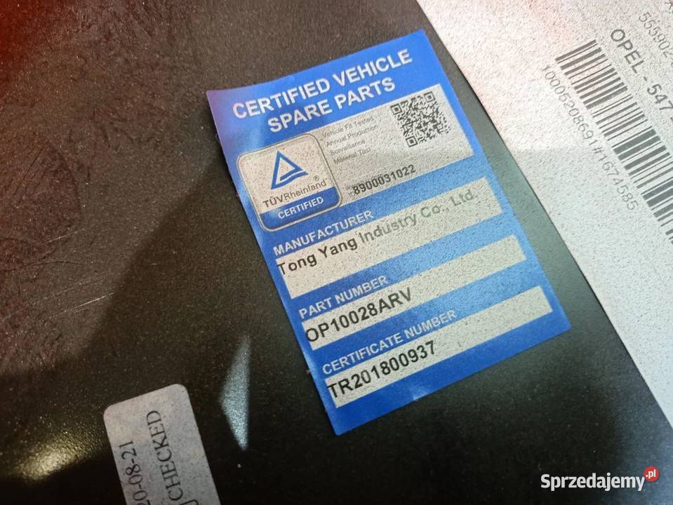 OPEL MERIVA A 20032010 BŁOTNIK PRAWY PRZÓD Skarżysko-Kamienna