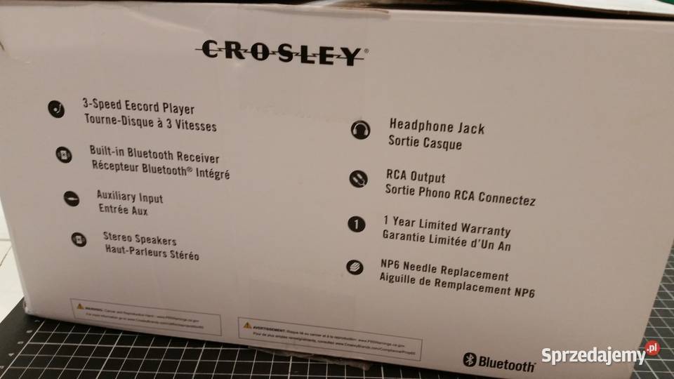 Gramofon CROSLEY VOYAGER CR8017UMD1 Puławy