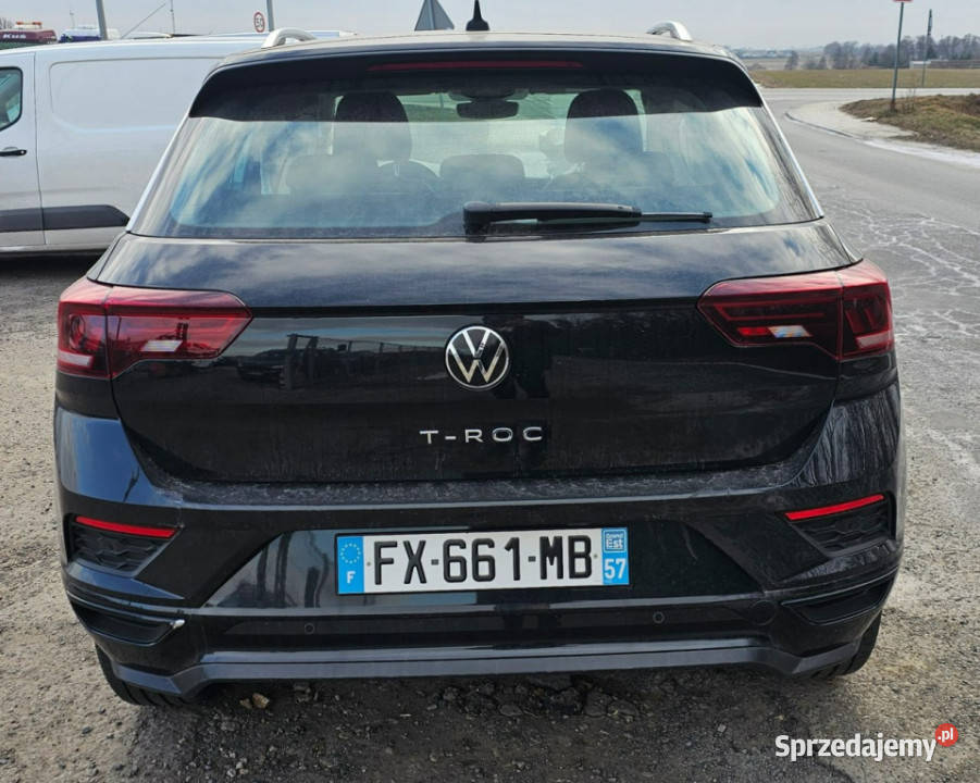 Volkswagen TRoc R line automat 15 Tsi 68tyskm I czarny wielkopolskie Pleszew