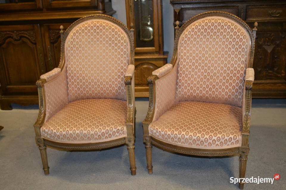 fotele kawowe Berżera orzech Będzin