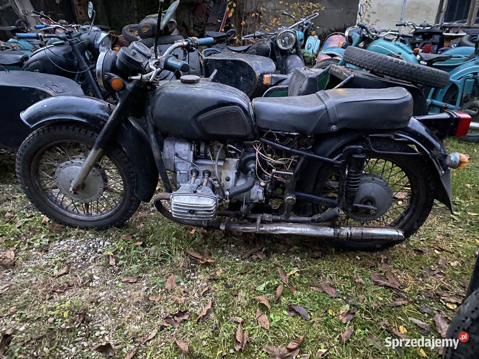 Dniepr MT16 napęd na kosz zarejestrowany w m72 uszkodzony Siedlce