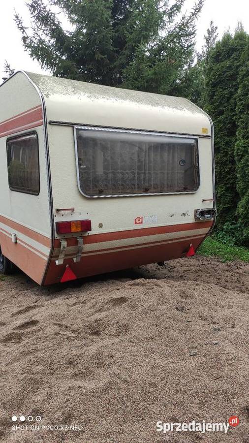 Przyczepa kempingowa na działkę Mrągowo