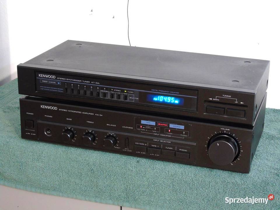 Wzmacniacz i Tuner Kenwood KA34 i KT34 Vintage Jasło
