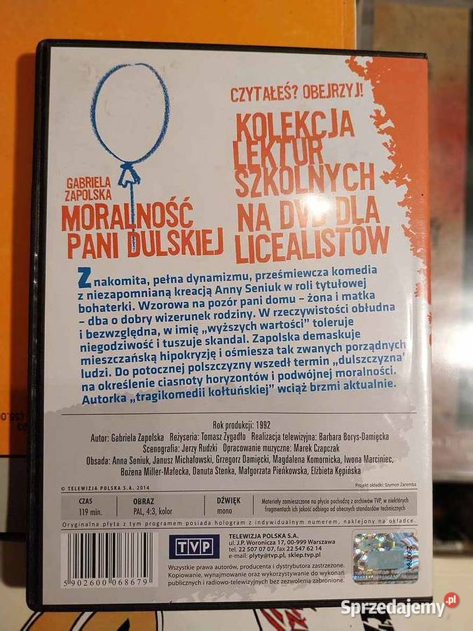 Kolekcja lektur szkolnych Moralność pani Łódź