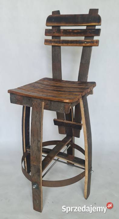 Fotel siedzisko z beczki dębowej Stylowy inny kolor pomorskie