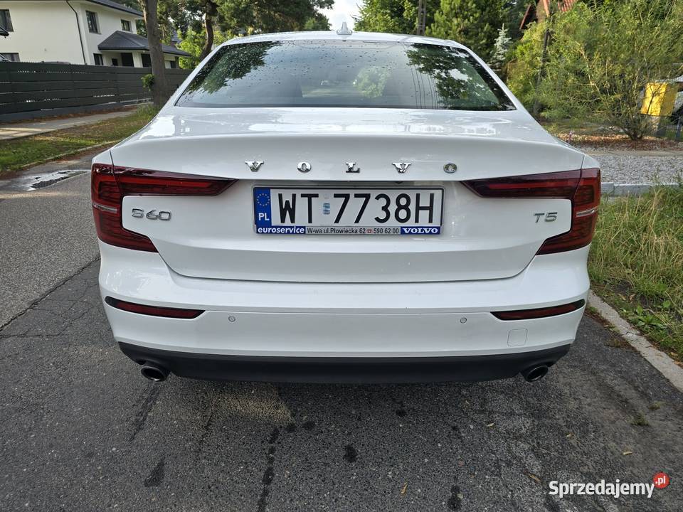Volvo S60 T5 250 skóra 67 przebiegu biała perła Józefów sprzedam