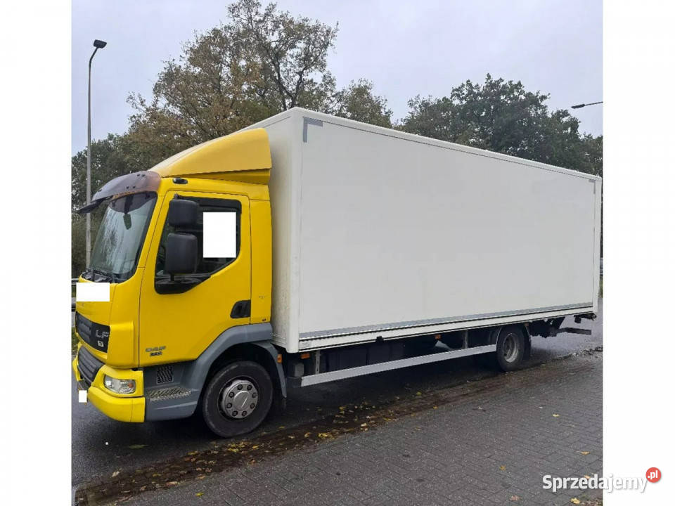 DAF LF 45160 Euro 5 kontener 17 pal winda klapa pełny VAT Góra Kalwaria sprzedam