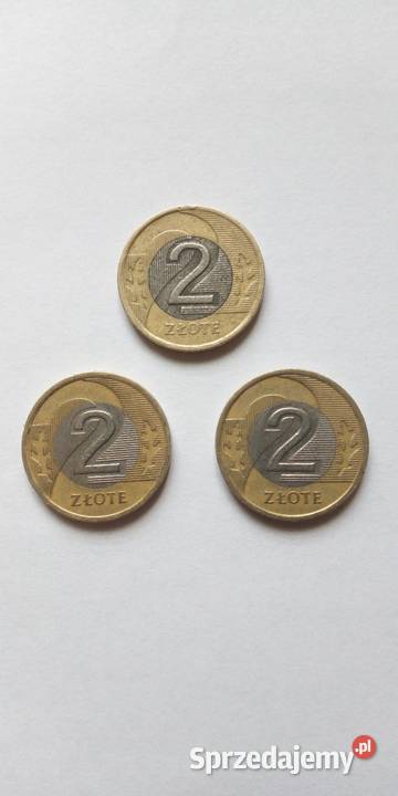 2 złote 1994 1995 obiegowe Numizmatyka Lublin