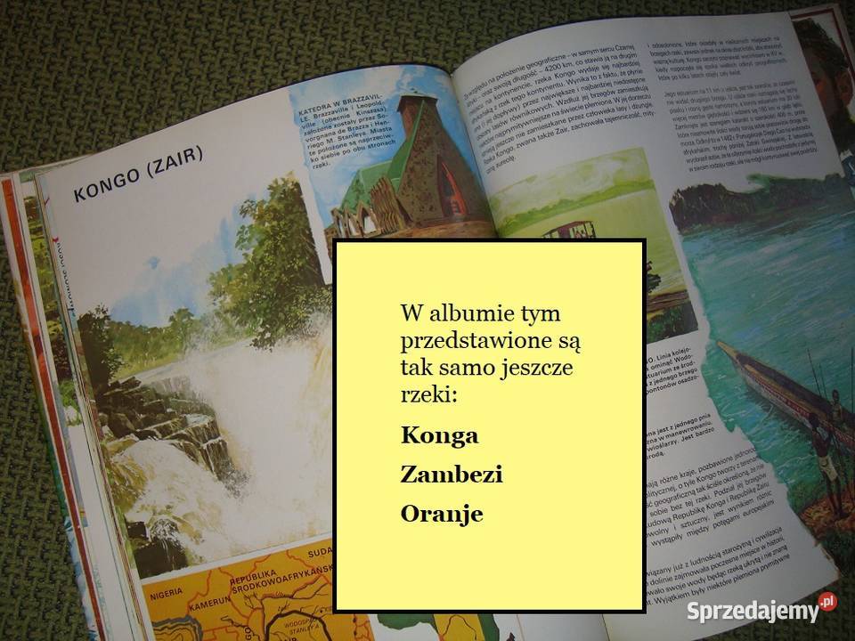 album WIELKIE RZEKI AFRYKI katalog z fotoopisem