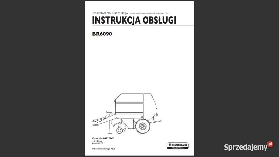 HOLLAND BR 6090 instrukcja obsługi Polsku Poradniki, albumy i reportaże Gdańsk