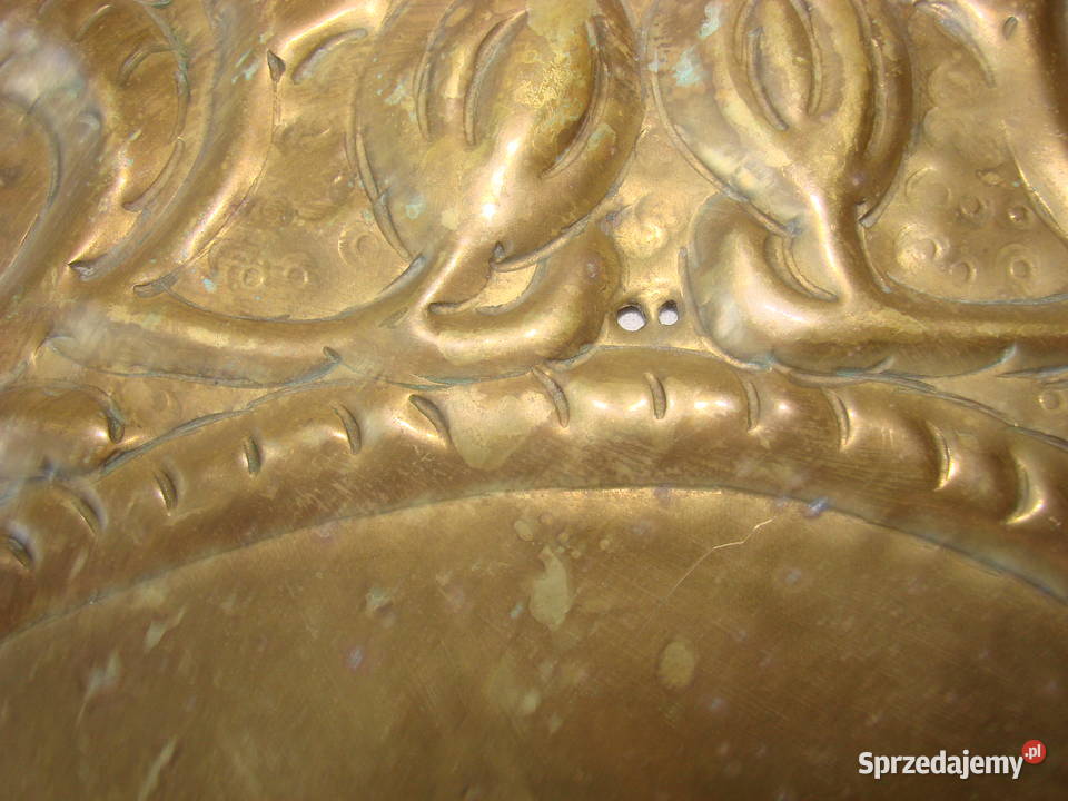 stary mosiężny świecznik Pruszcz Gdański