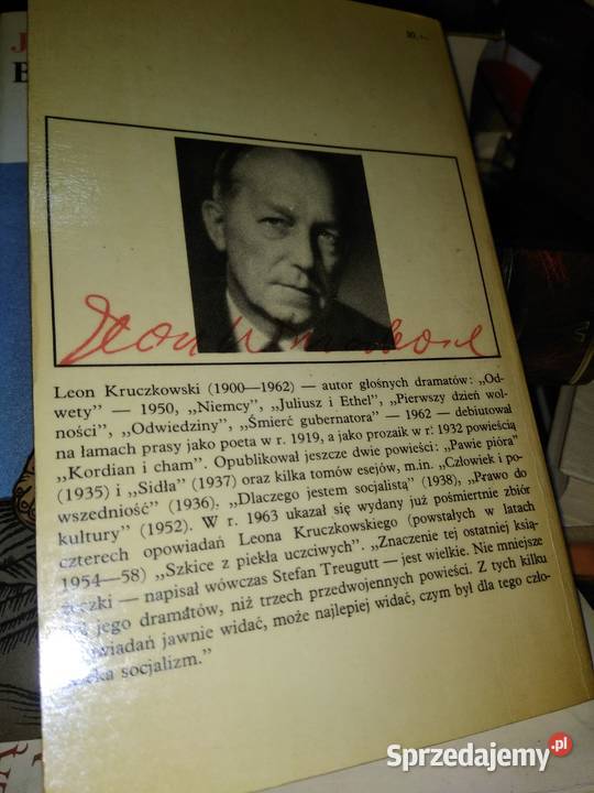 Szkice z piekła uczciwych Kruczkowski książki