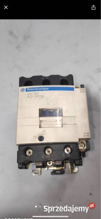 Stycznik Firma Telemecanique typ LC1 D40 cewka Gliwice
