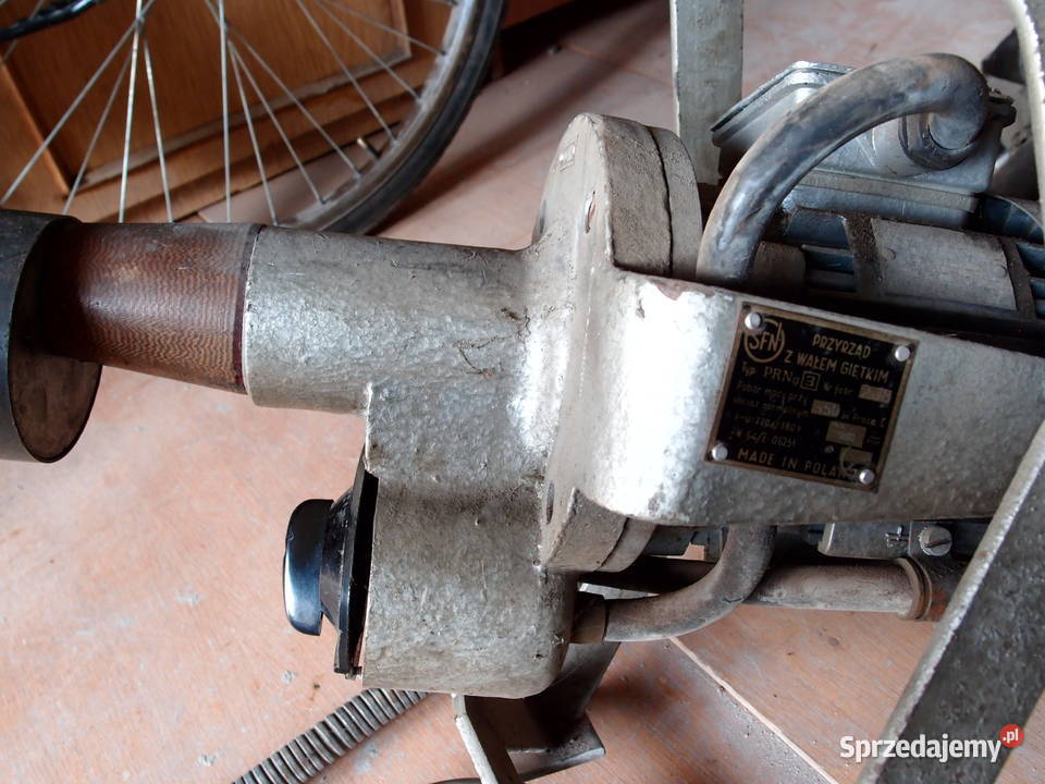 Szczotka szlifierska z wałem giętym dł ok 2m Łódź