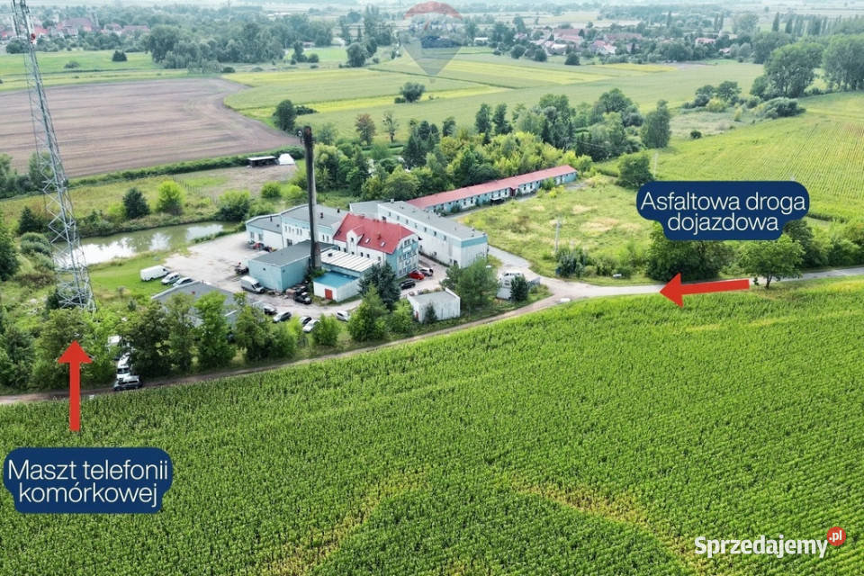 Uzbrojony kompleks 2 ha autostradzie A4 Wiązów