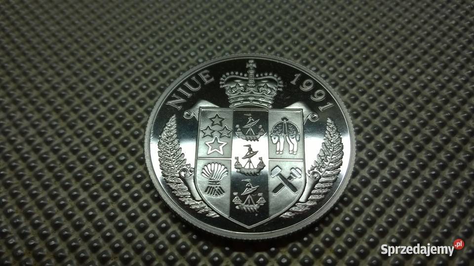 moneta Niue 5 dolarów 1991 Mundial USA 1994 Numizmatyka Warszawa sprzedam