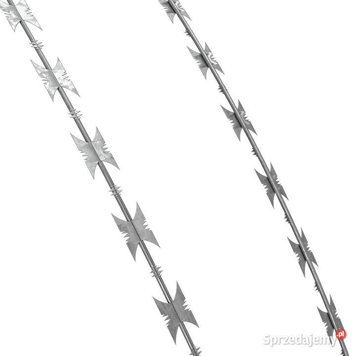 Zasieki concertina 450 mm 54 zwoje 3 złączki Szczecin