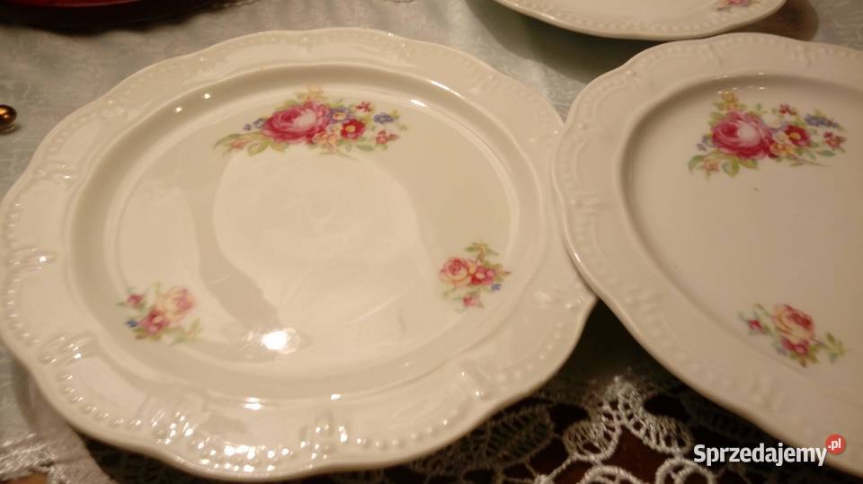 Stara polska porcelana sygnowana talerzyki i Warszawa sprzedam