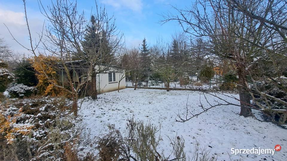 Działka ROD z ocieplonym domkiem Duża działka sprzedam