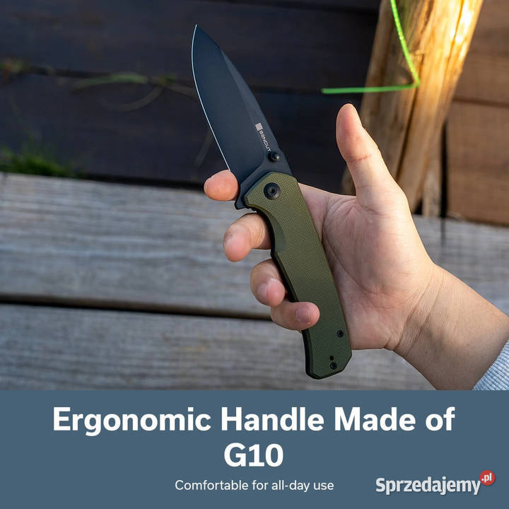 Nóż składany Sencut Skarnax Green G10 Black Warszawa