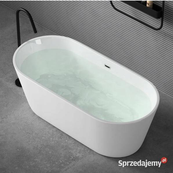 WANNA WOLNOSTOJĄCA 170x80 akrylowa SYFON CHROM Wanny