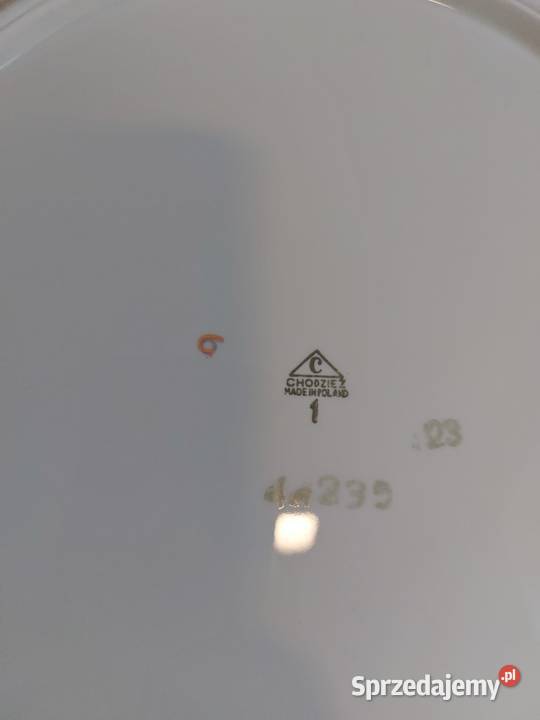 duży talerz porcelana Chodzież kwiaty 32 do Poznań