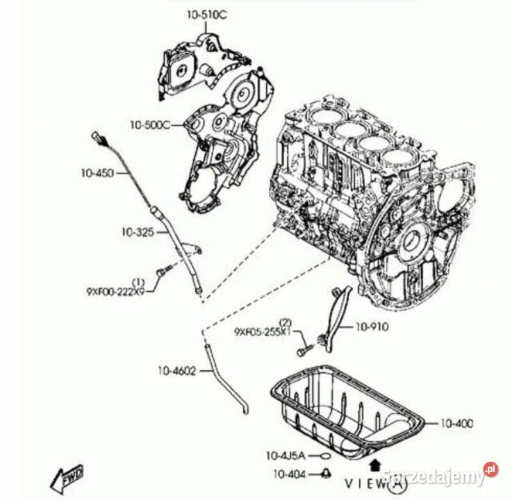 POKRYWA PASKA ROZRZĄDU GÓRNA MAZDA 2 0509 Motoryzacja