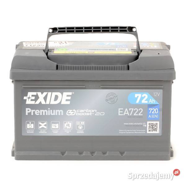 AKUMULATOR EXIDE PREMIUM 72AH 720A EN PRAWY dolnośląskie Lubin