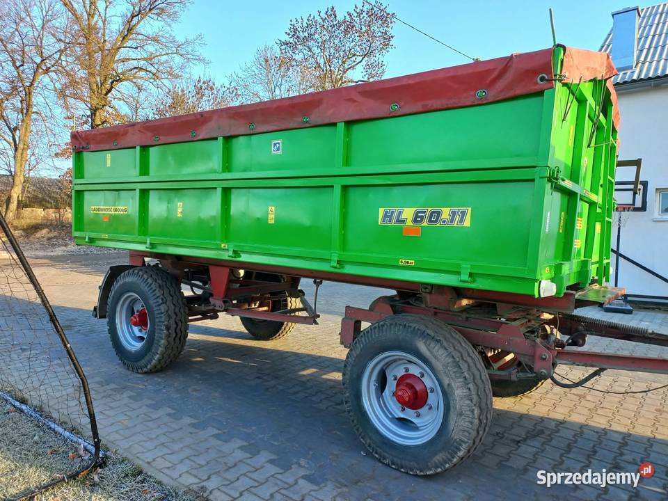 Przyczepa rolnicza Hl 6011 nieuszkodzony Toninek