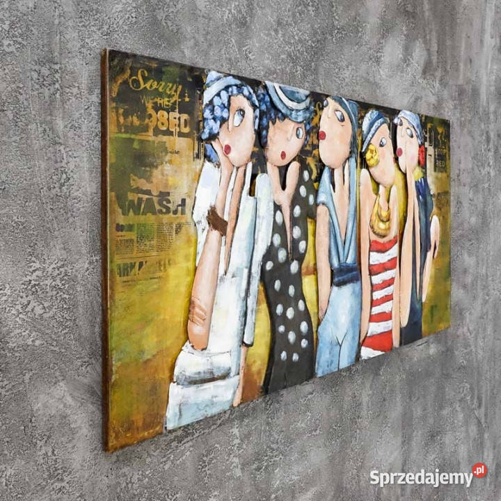 Obraz metalowy 3D LOFT ARTWORK 140x70 świętokrzyskie Chmielnik sprzedam