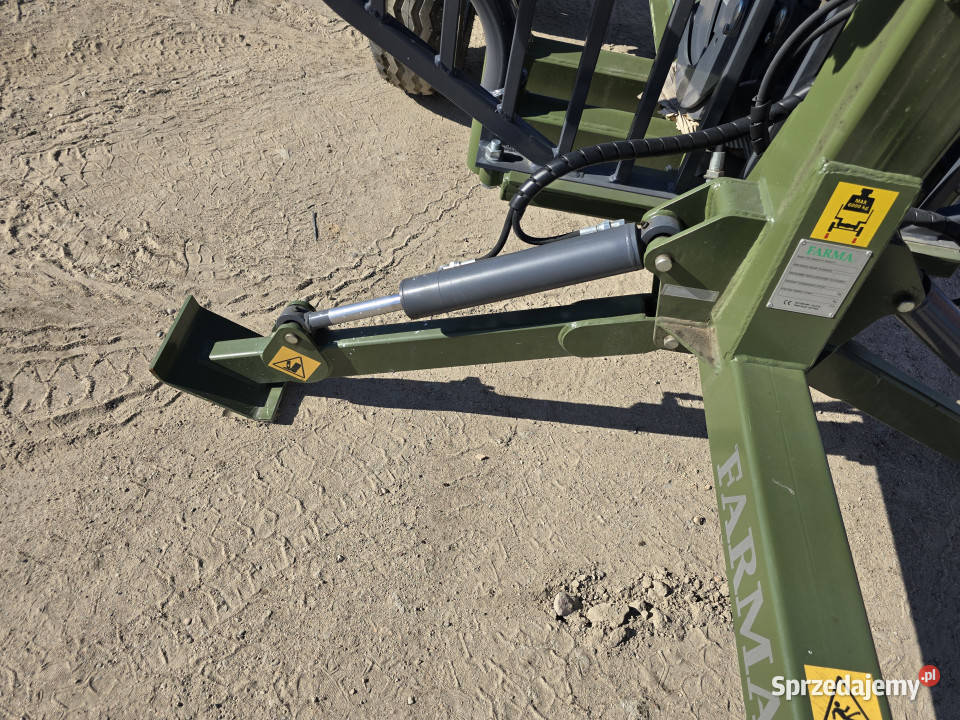 Przyczepa leśna do zrywki FARMA T6 żuraw C42 warmińsko-mazurskie Rudolfowo sprzedam