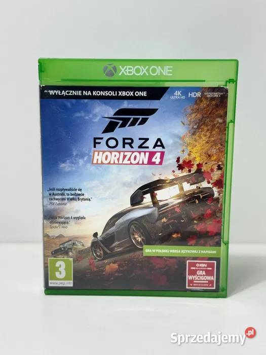 GRA FORZA HORIZON 4 NA XBOX ONE POLSKA WERSJA sportowe Śrem